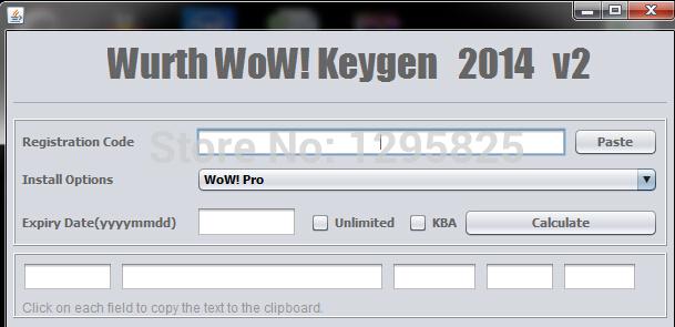 Wurth WoW universal keygen 2014 v2 30 license KEy