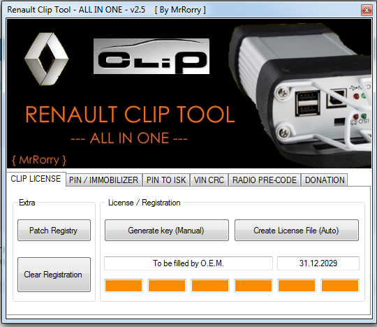 Renault Clip Tool 2.5