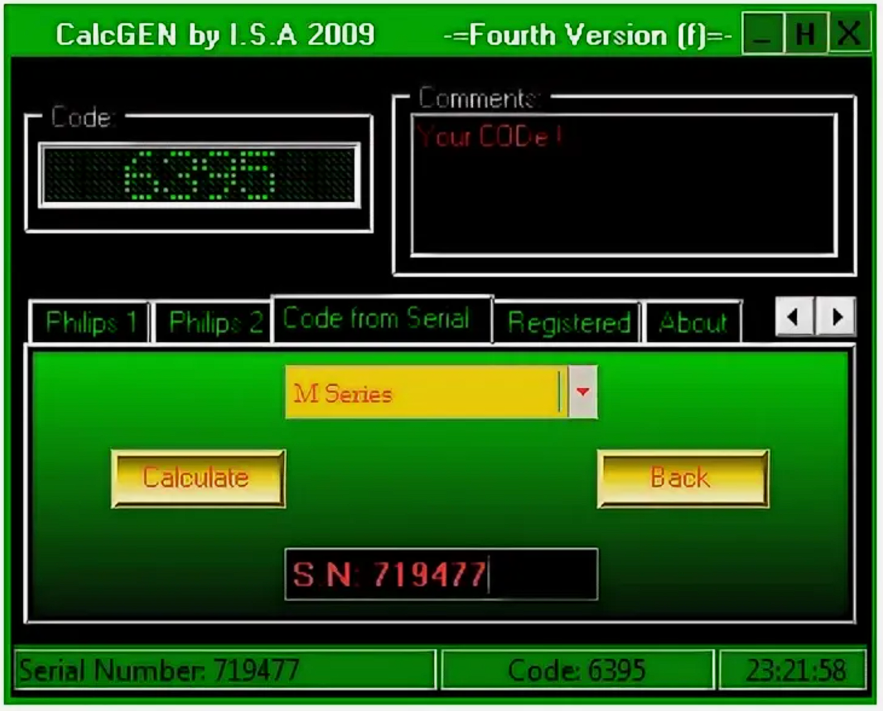 CALCGEN by I.S.A 2009