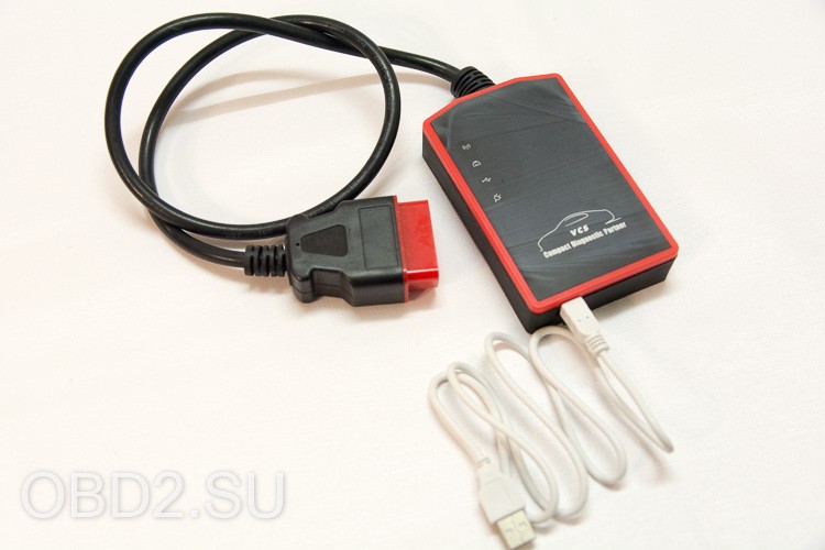 Super VCS с подключенным USB шнуром